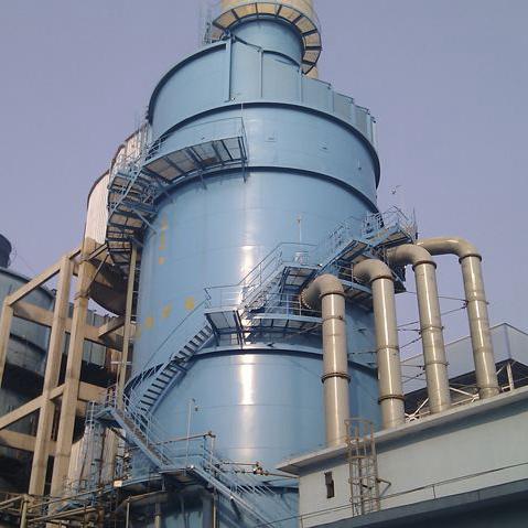 脫硫塔安裝現場